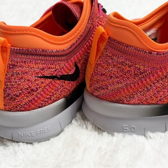 Nike Free 5.0 TR Flyknit Women’s Shoes Size 7.5 Color Citrus - Picture 10 of 16